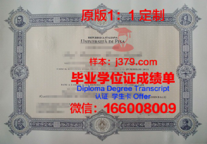 比萨圣安娜大学毕业证Diploma文凭