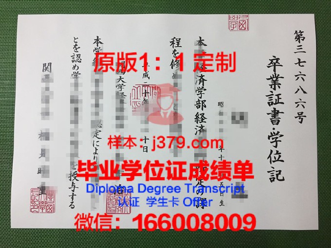 关西学院大学毕业证(关西学院大学毕业证样本)