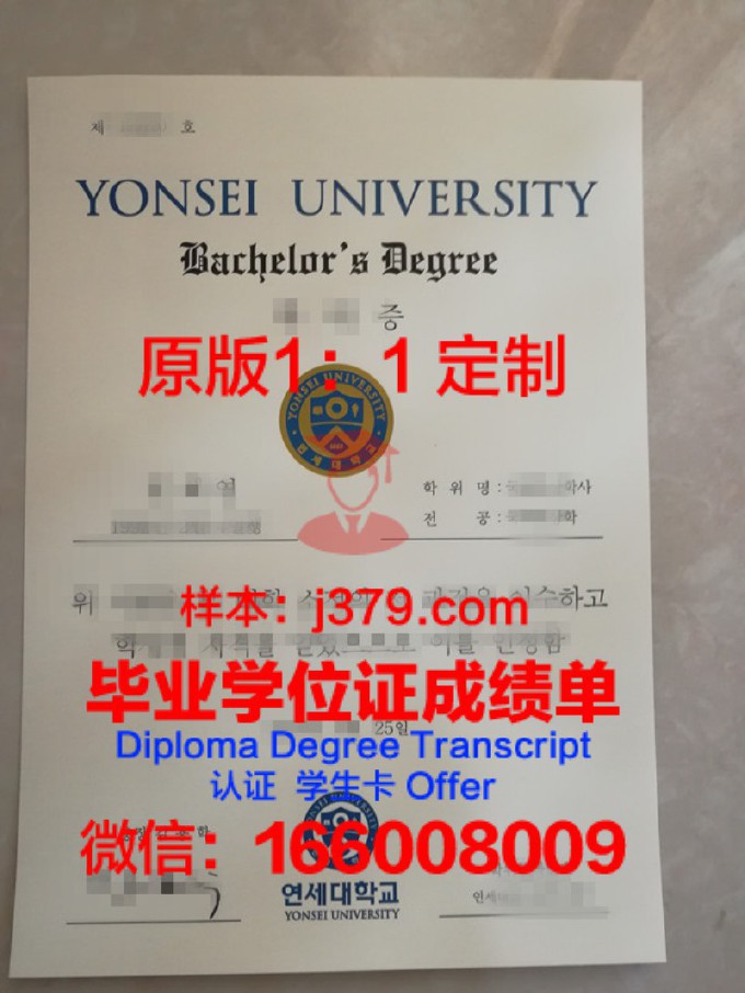 延世大学证书成绩单(延世大学会考成绩)